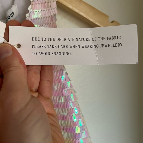 Sleeves Sequin Dress Size Small - Picture 6 of 8